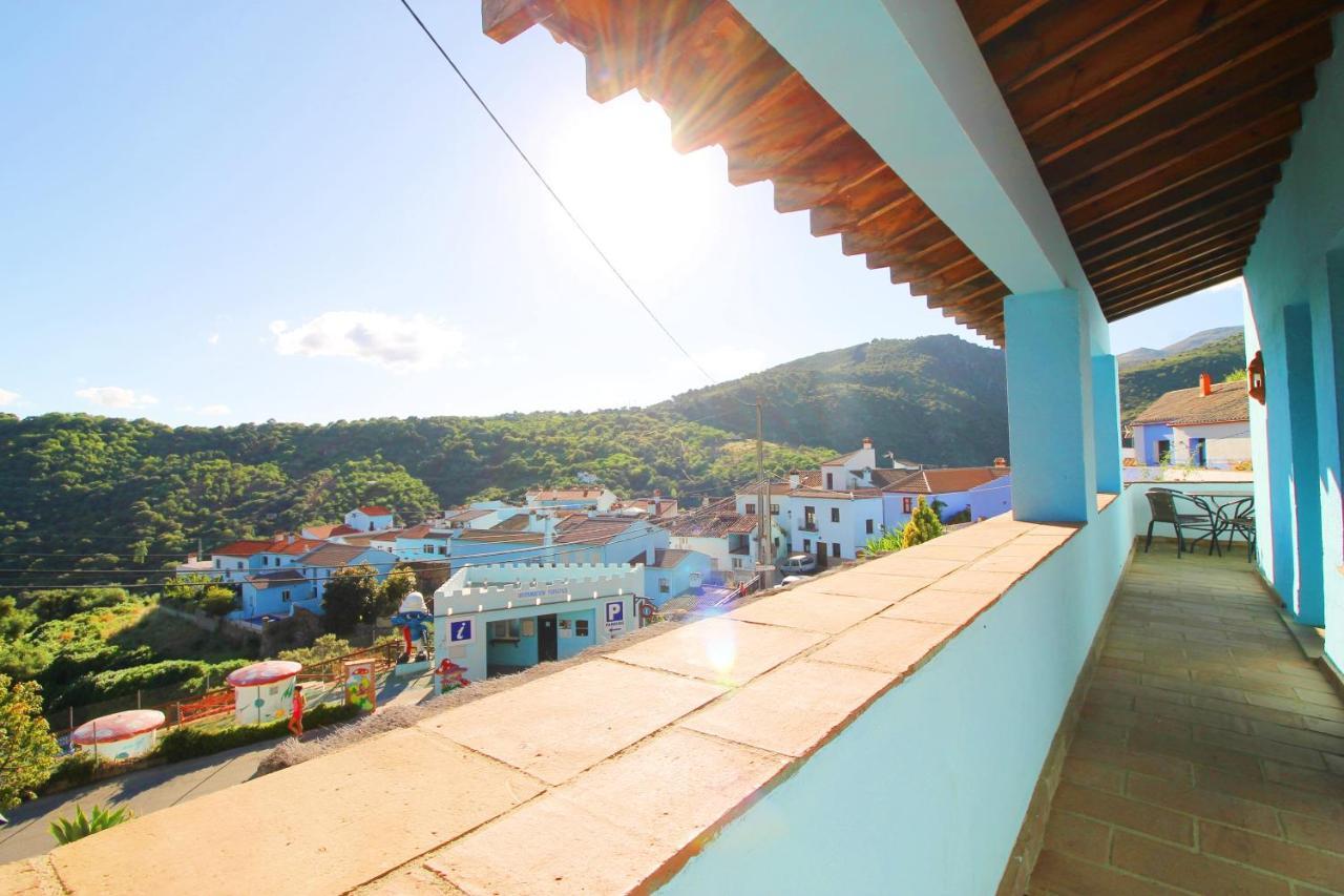 Casas Rurales Juzcar Centro Luaran gambar