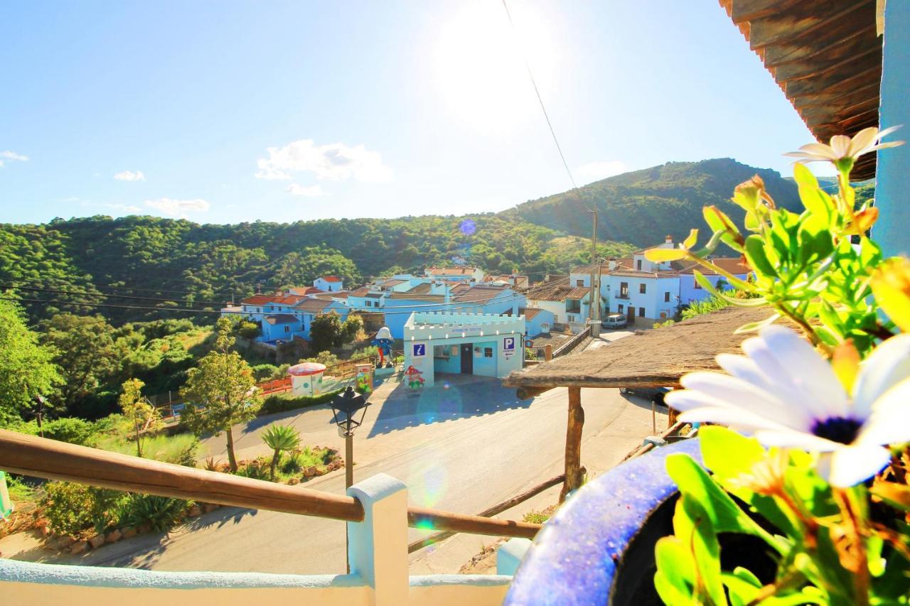 Casas Rurales Juzcar Centro Luaran gambar