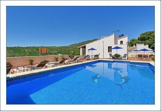 Casas Rurales Juzcar Centro Luaran gambar