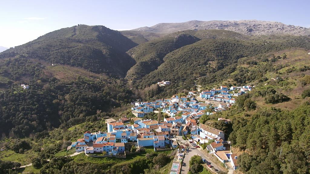 Casas Rurales Juzcar Centro Luaran gambar